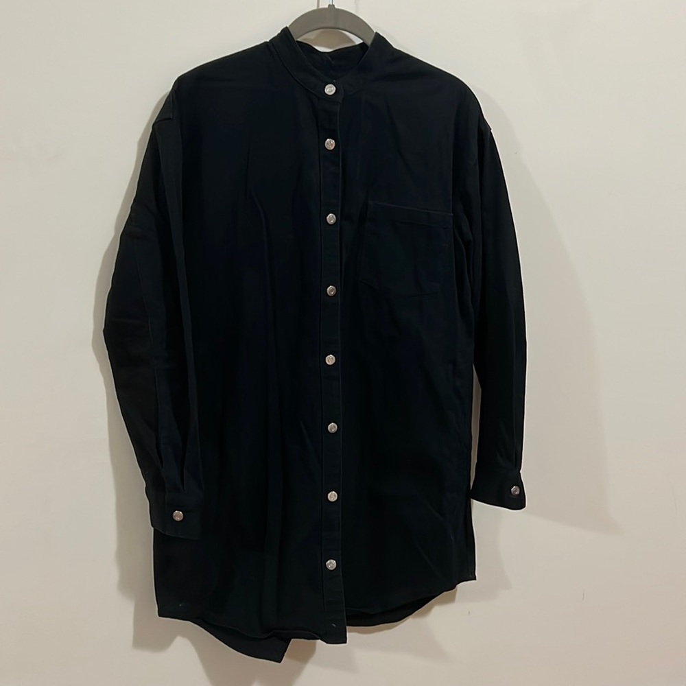 aritzia wilfred free maria shirt jacket dress size 1